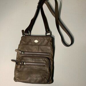 The Trend brown leather crossbody